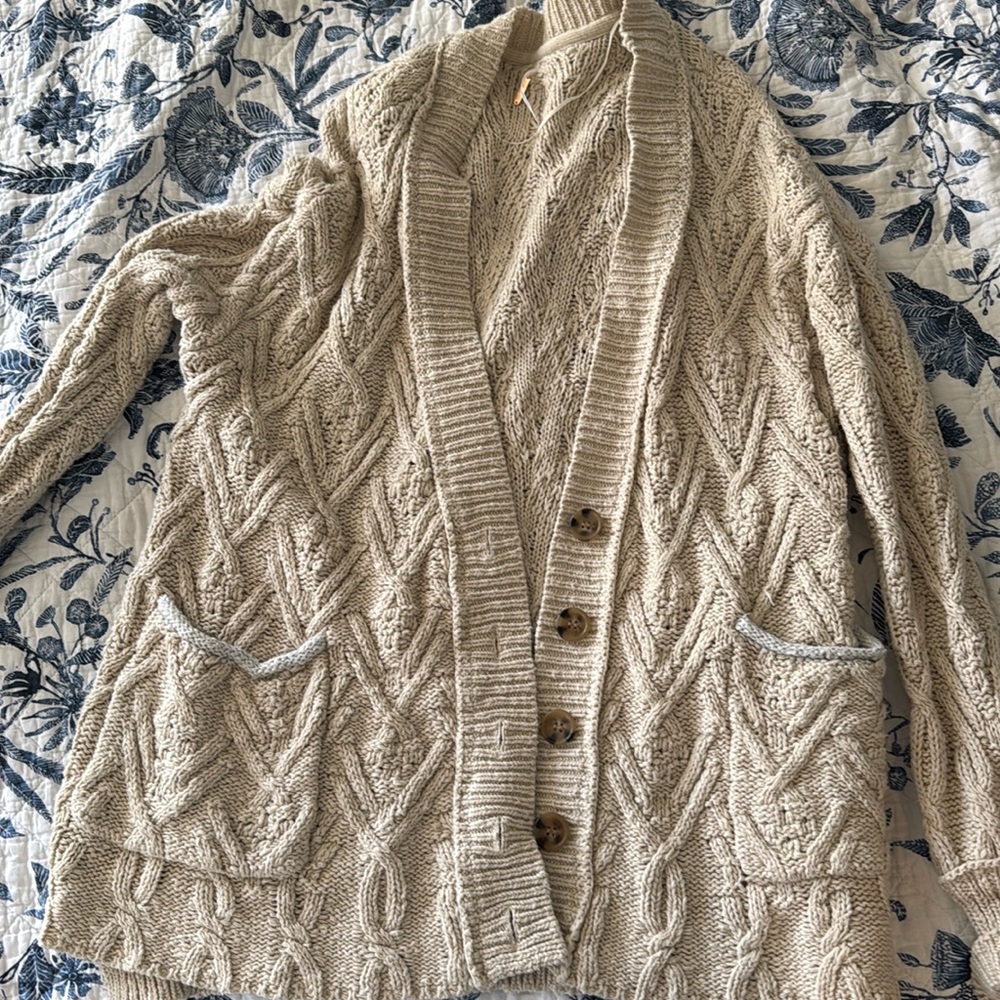 Free people long cardigan